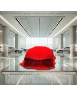 Reveal car cover for showroom