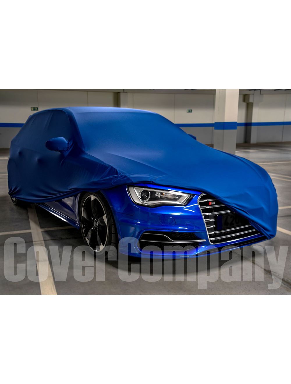 Indoor car cover Audi TTS with mirror pockets